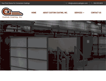 Tablet Screenshot of customcoatinginc.com
